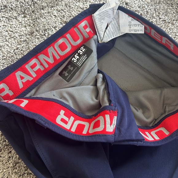 Under Armour golf pants, dark blue, 34w32l - Picture 3 of 3